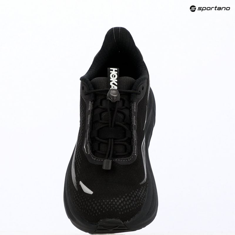 Women's running shoes HOKA Clifton 11 GTX black/black 16