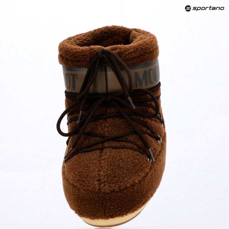 Women's snow boots Moon Boot Icon Low Fleece brown 11