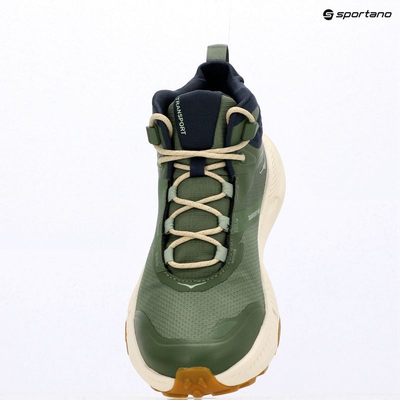 Men's trekking boots HOKA Transport Hike GTX nettle leaf/alabaster 18