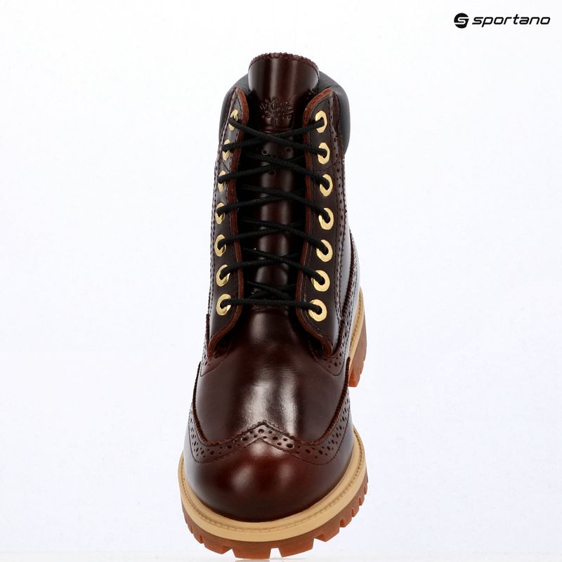 Men's shoes Timberland Premium 6 In Lace burgundy full grain 9