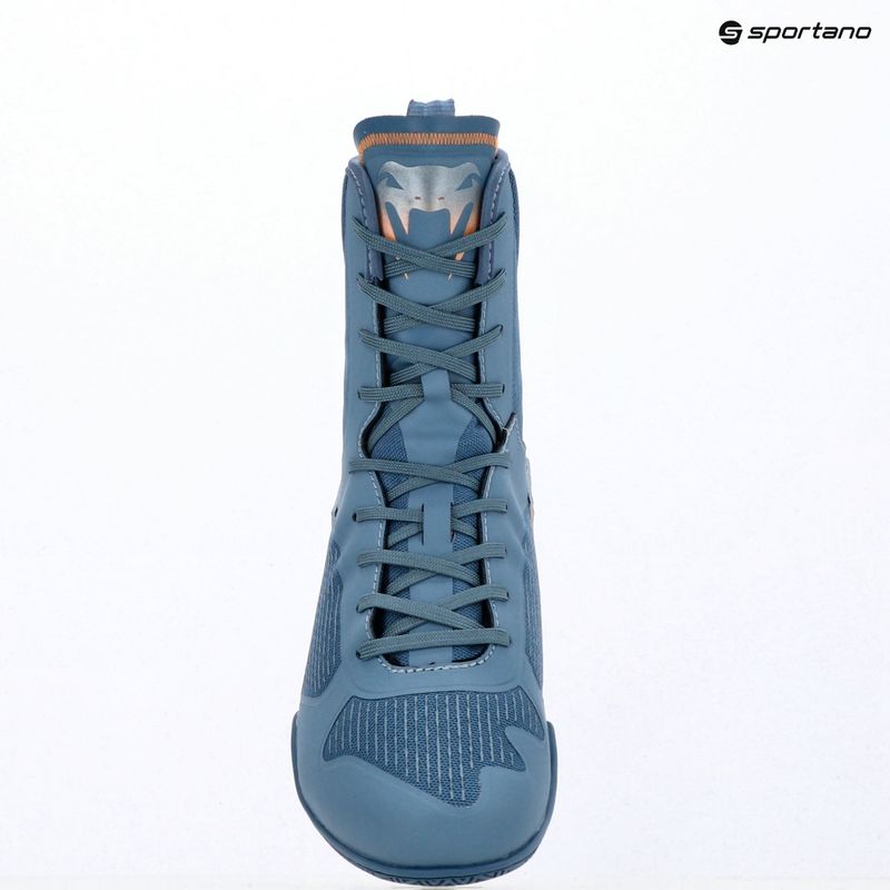 Boxing shoes Venum Elite Neo Boxing steel blue/orange 14