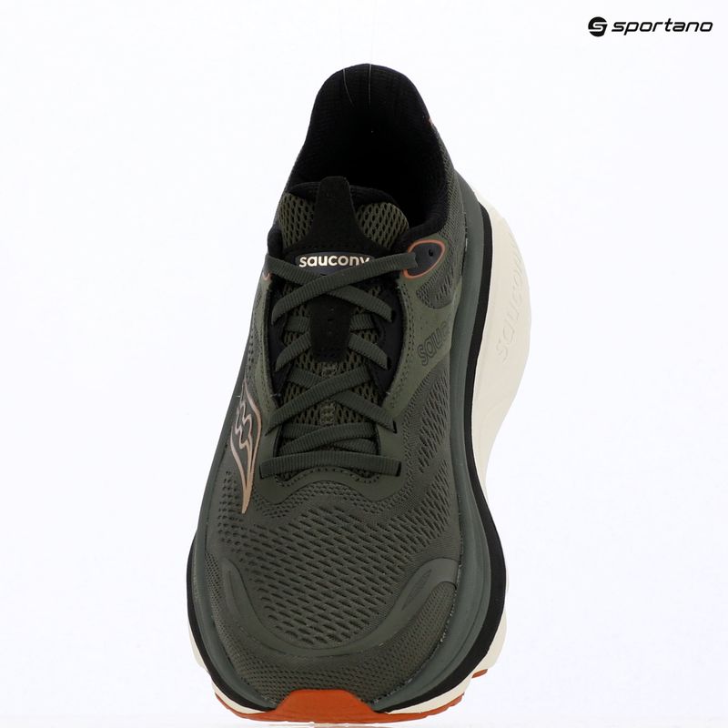 Men's running shoes Saucony Hurricane 26 fatigue/black 15
