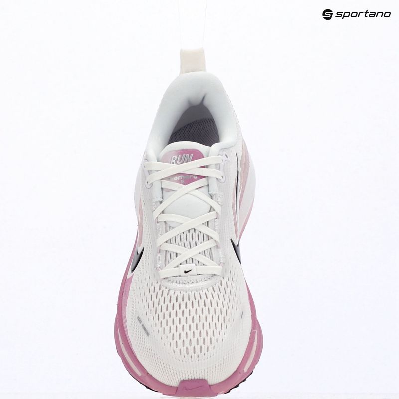 Women's running shoes Nike Vomero 18 white/bleached lilac/light magenta/black 13