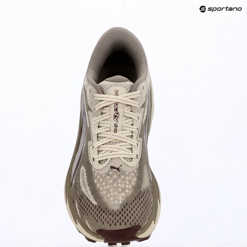 Women's running shoes Puma Velocity NITRO Trail silver fog/ruby 14
