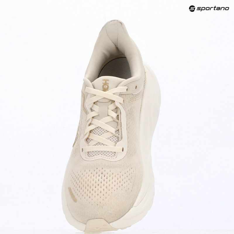 Women's running shoes HOKA Arahi 9 alabaster/oat milk 15