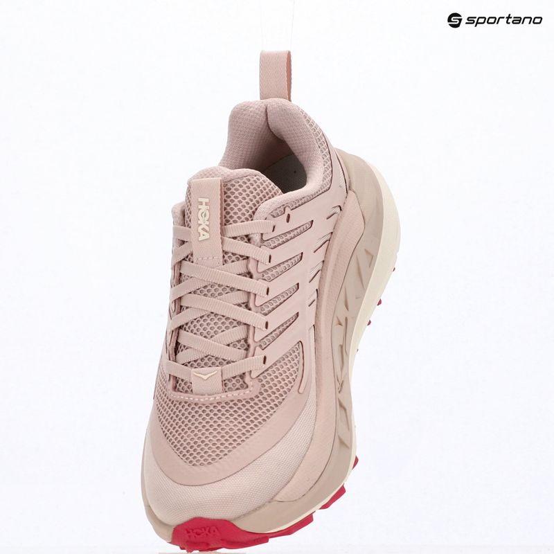 Women's running shoes HOKA Stinson 8 pink opal/alabaster 18