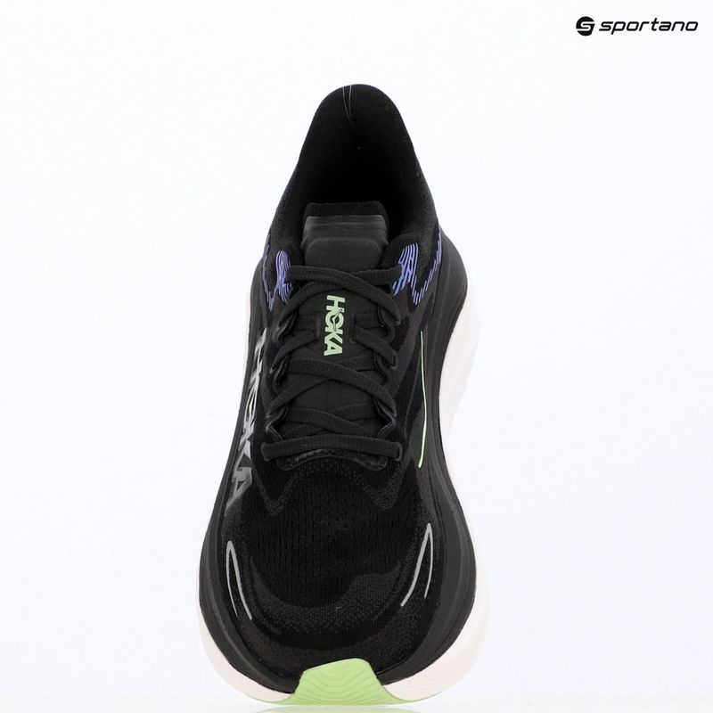 Men's running shoes HOKA Skyward X 2 carbon black/neon nebula 18