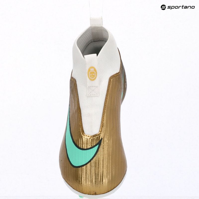 Children's football boots Nike Jr. Mercurial Superfly 11 Academy "Kylian Mbappé" metallic gold/green glow 17