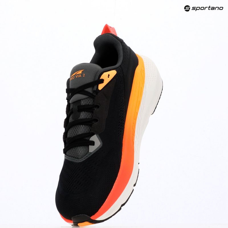 Men's running shoes Altra FWD Via 2 black/orange pop/coral 13