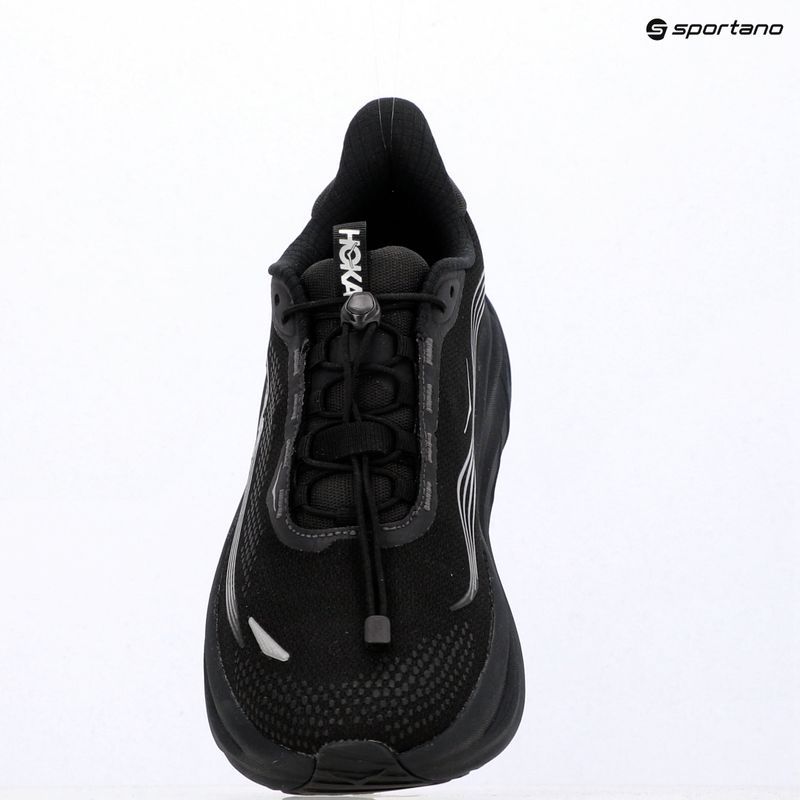 Men's running shoes HOKA Clifton 11 GTX Wide black/black 18