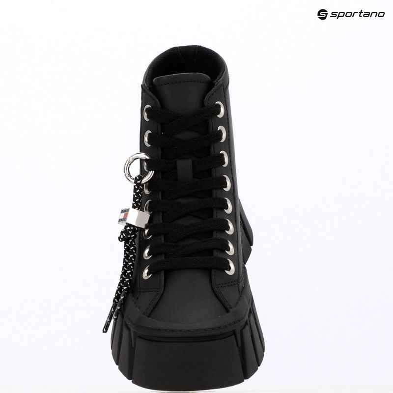 Women's shoes Tommy Jeans Platform Sneaker Leather Mc black 9
