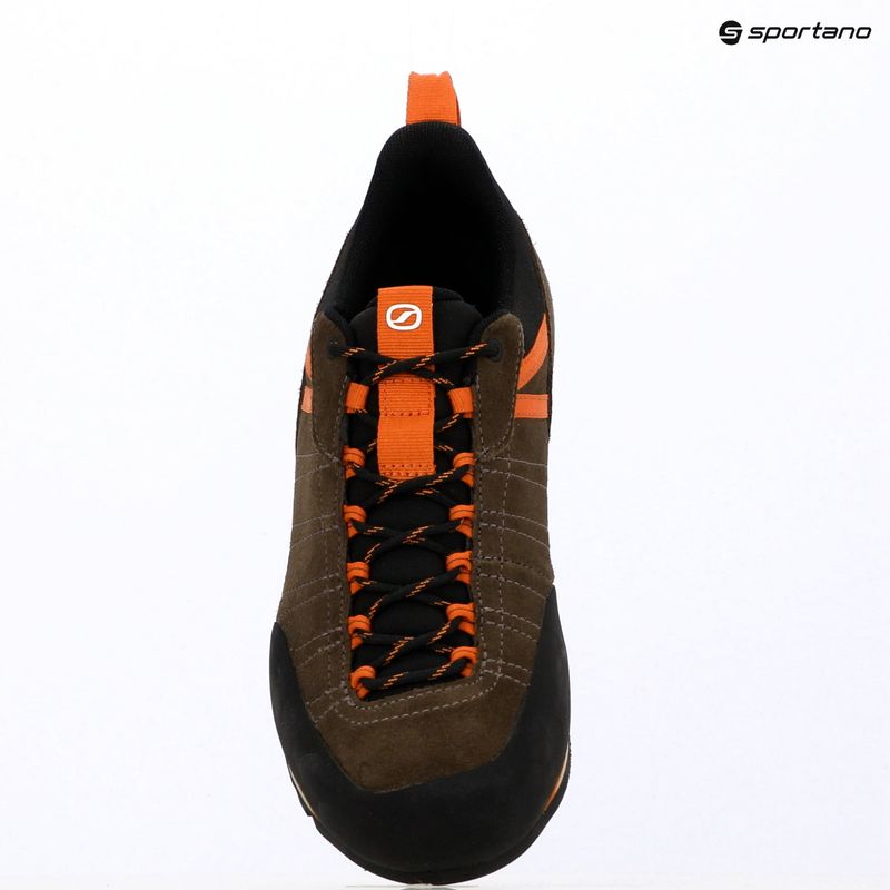 Men's trekking boots SCARPA Crux 2 caribou/rust orange 14