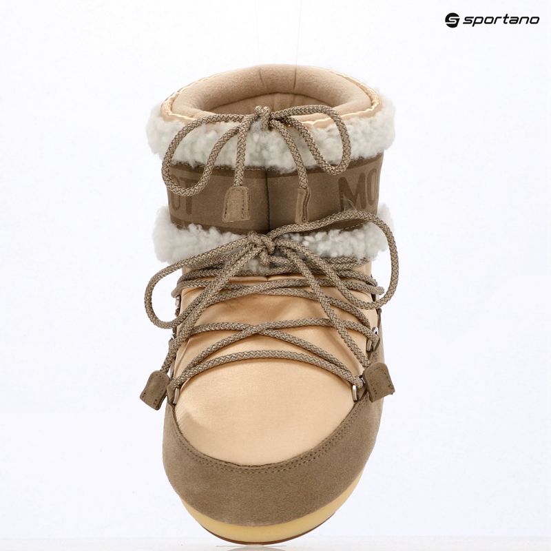 Women's snow boots Moon Boot Icon Low Pearly Plus pale peach/sand 12