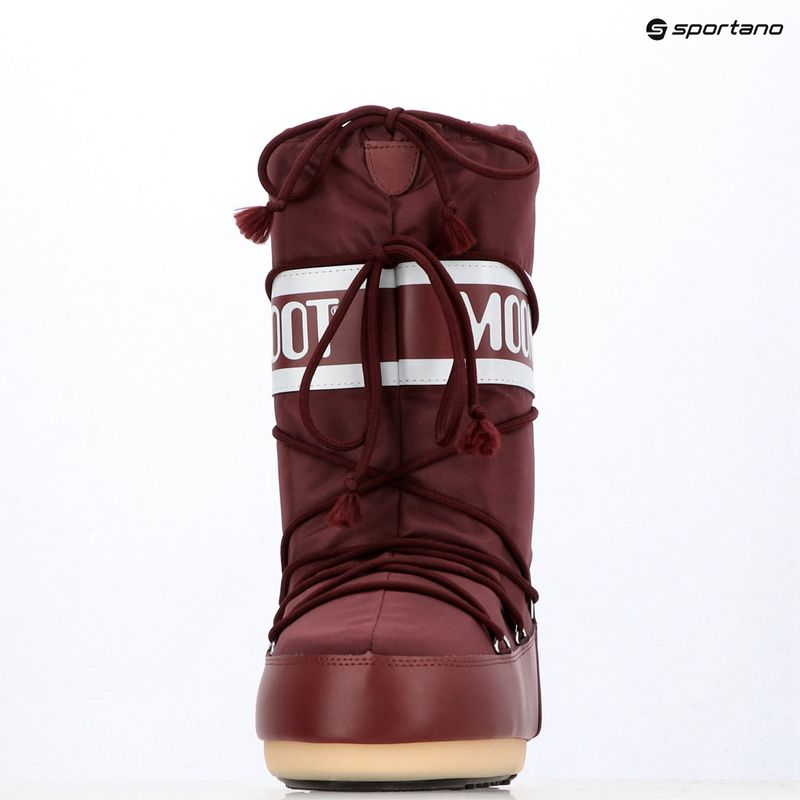 Women's snow boots Moon Boot Icon Nylon burgundy 13