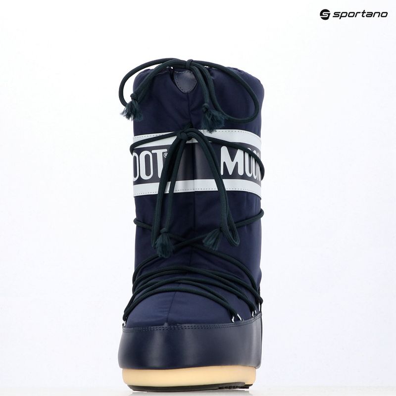 Women's snow boots Moon Boot Icon Nylon blue 12