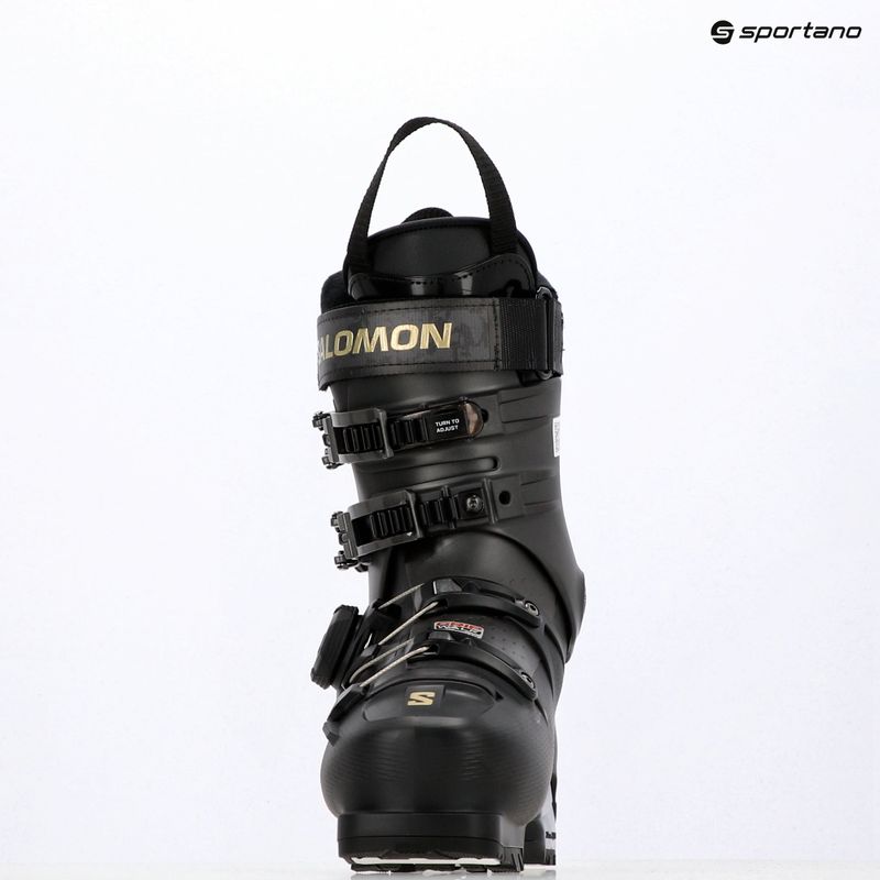 Women's ski boots Salomon S/PRO Supra S Boa 95 W black/beluga met/gold met 7