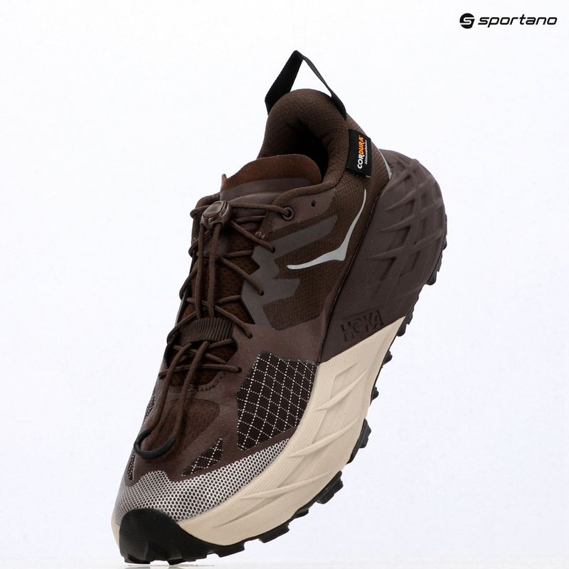 Men's running shoes HOKA Speedgoat 7 GTX spiced chocolate/river rock grey 18