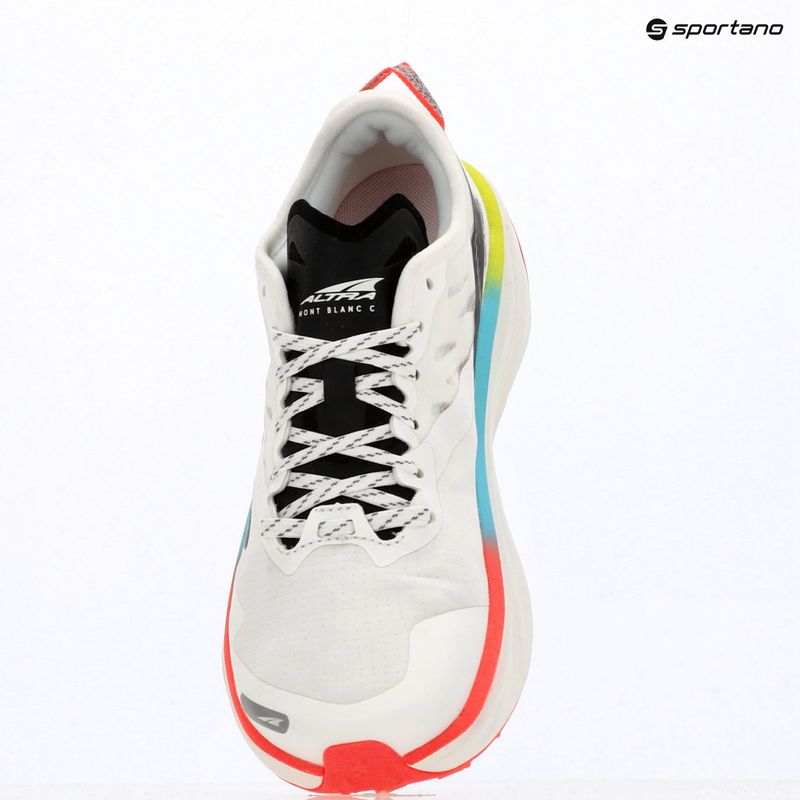 Women's running shoes Altra Mont Blanc Carbon white/black/firey coral 13