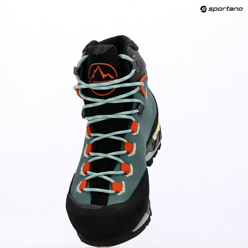 Women's mountaineering boots La Sportiva Trango Tech Leather GTX juniper/zest 16