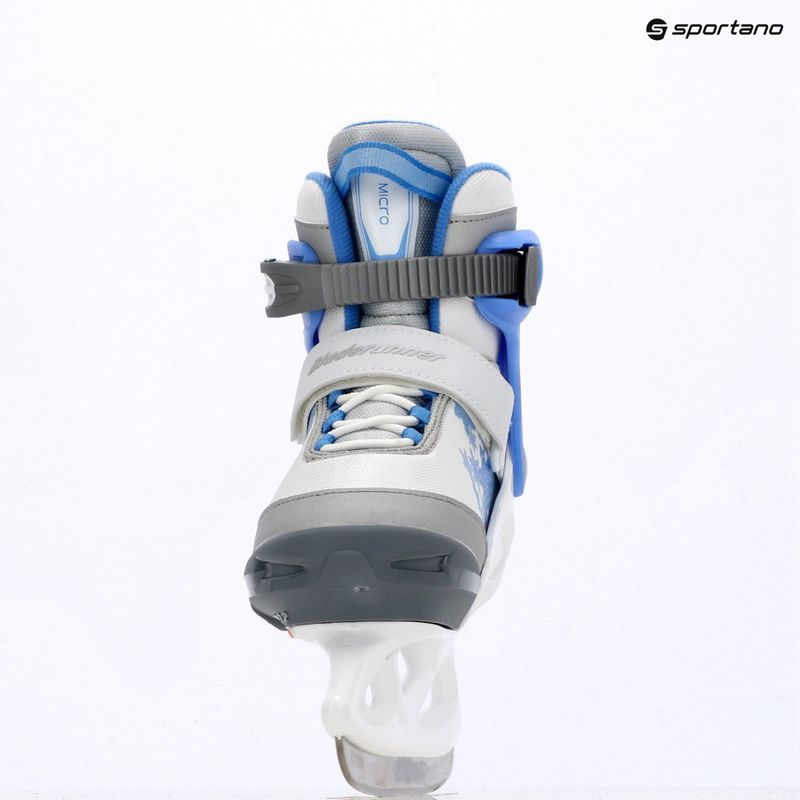 Children's skates Bladerunner Micro Ice G white/blue 11