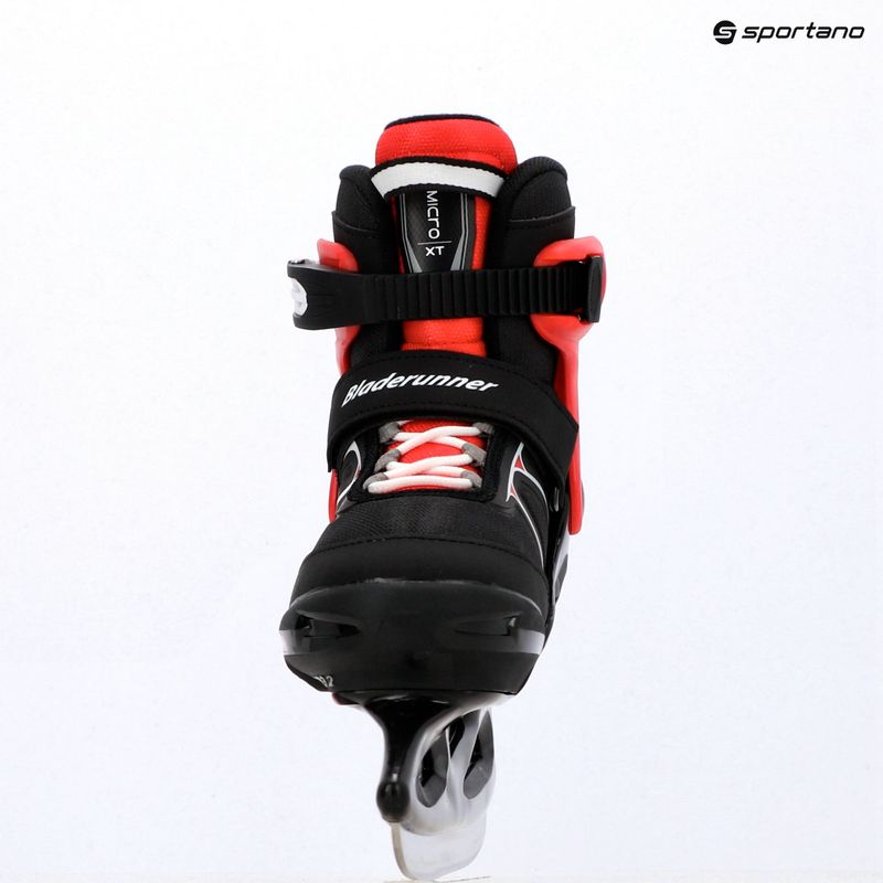 Children's skates Bladerunner Micro Xt Ice black/red 10