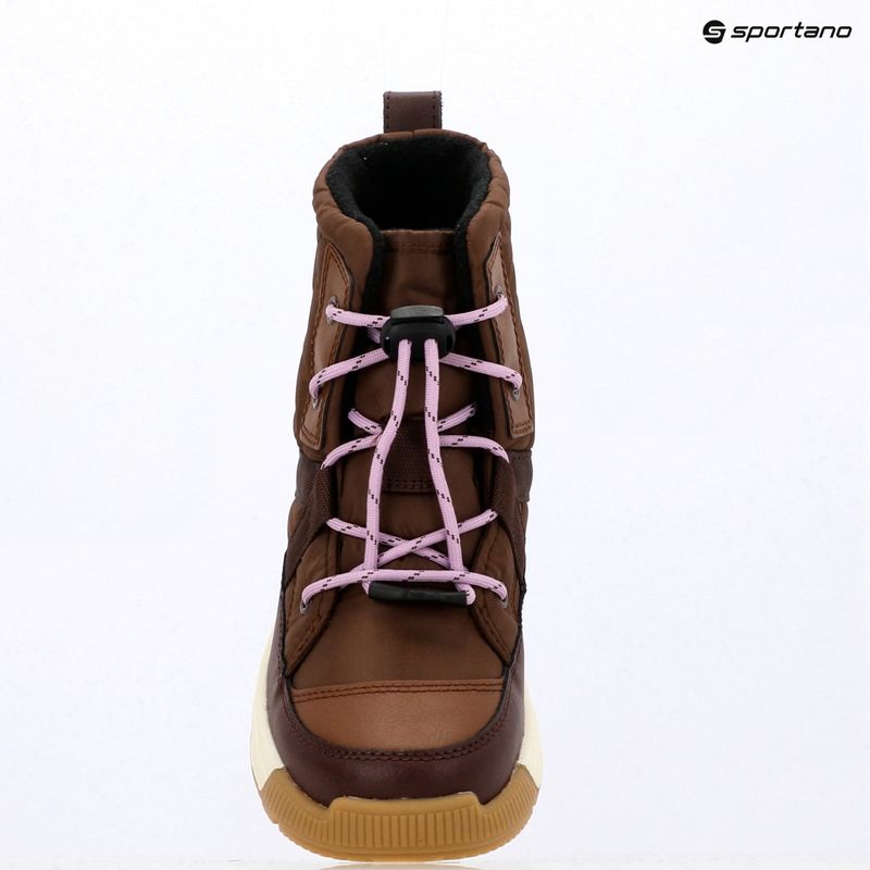 Children's snow boots Sorel Whitney III Mid Wp dark auburn/red 9