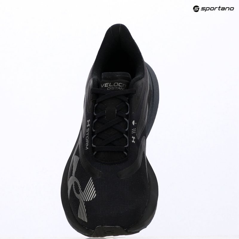 Running shoes Under Armour Velociti Distance Storm black/castlerock/metallic gun metal 9