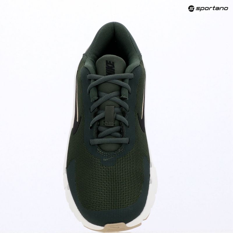 Men's training shoes Nike Flex Train camo green/summit white/cream Ii/black 11