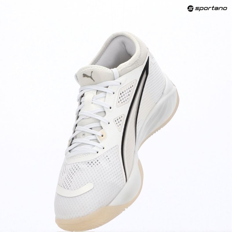 Men's handball shoes PUMA Accelerate Pro 5 white 9