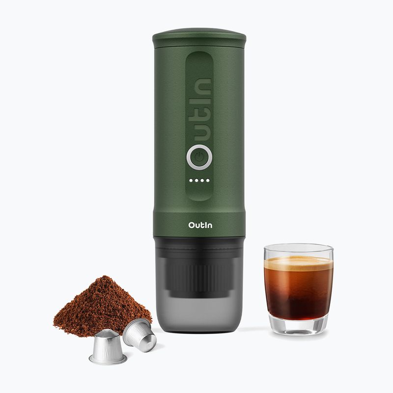 Portable coffee maker OutIn Nano Portable Espresso forest green 3