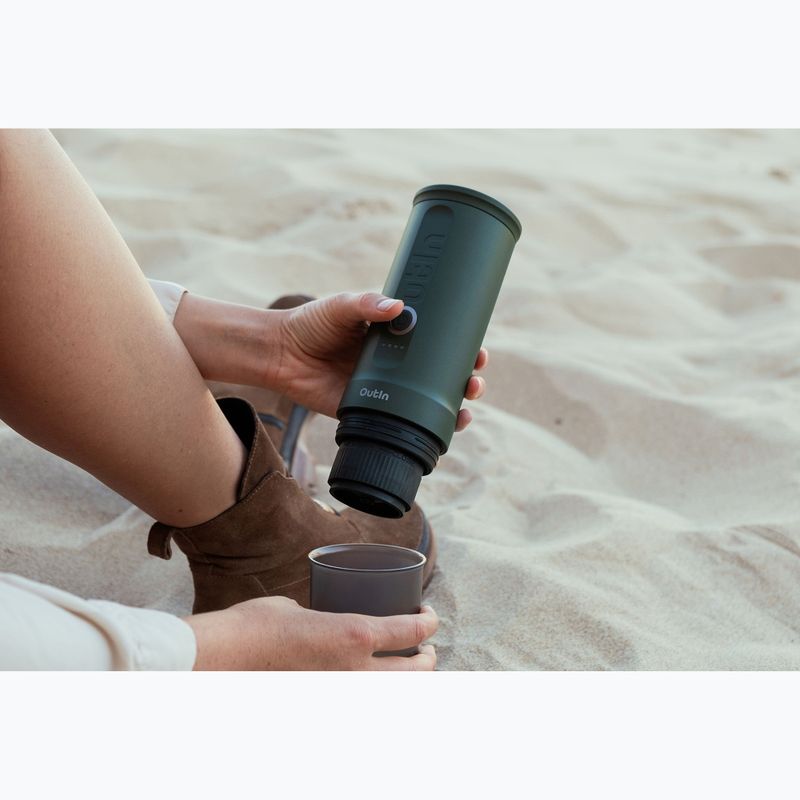 Portable coffee maker OutIn Nano Portable Espresso forest green 8