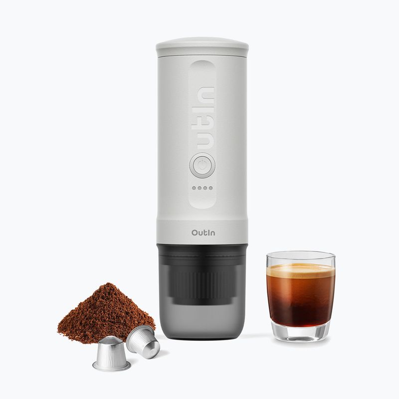 Portable coffee maker OutIn Nano Portable Espresso peal white 3