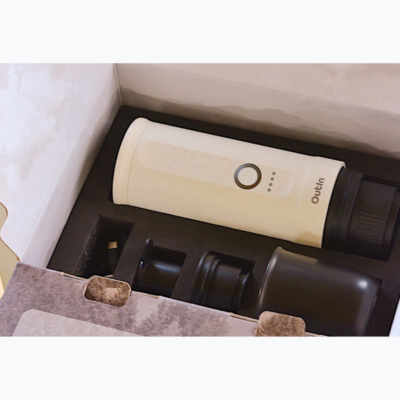 Portable coffee maker OutIn Nano Portable Espresso peal white 5
