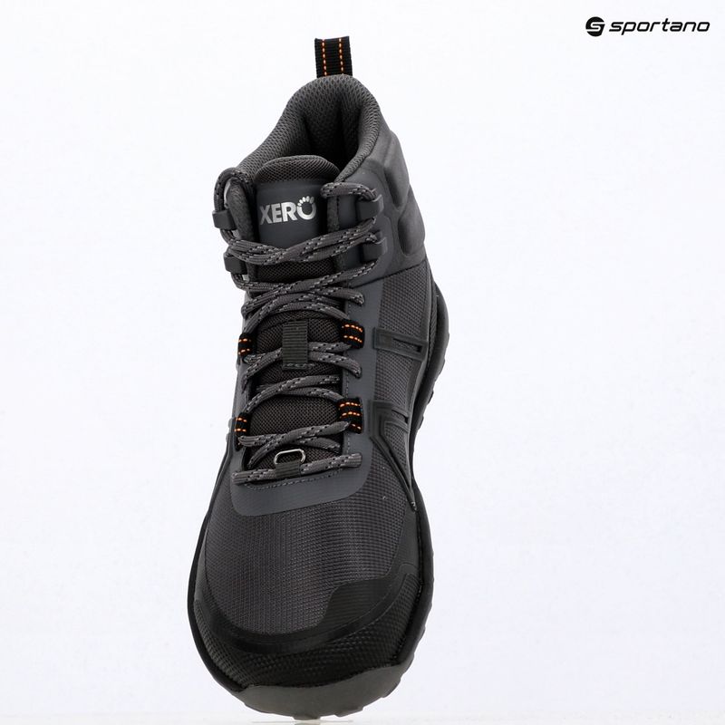 Men's barefoot shoes Xero Shoes Scrambler Trail Mid Asphalt/Black 14