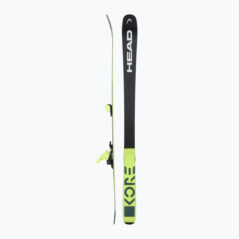 HEAD Kore 93 downhill ski + bindings Attack 14 GW yellow/anthracite 2