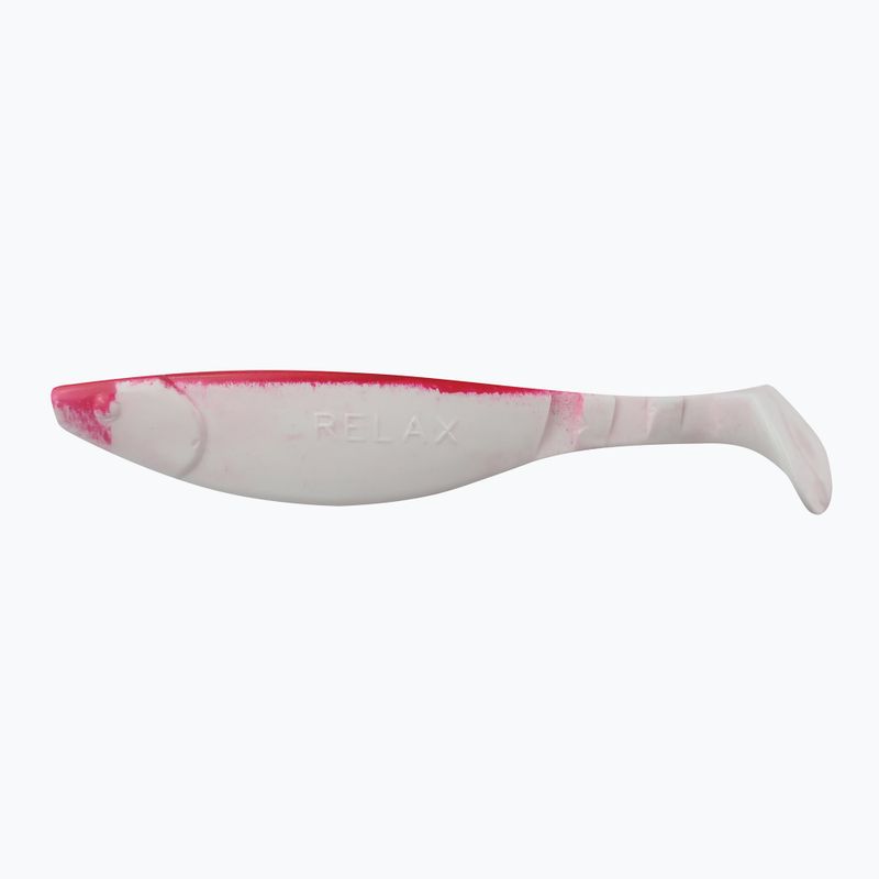 Rubber lure Relax Hoof 6 Standard 3 pcs red-white BLS6-S