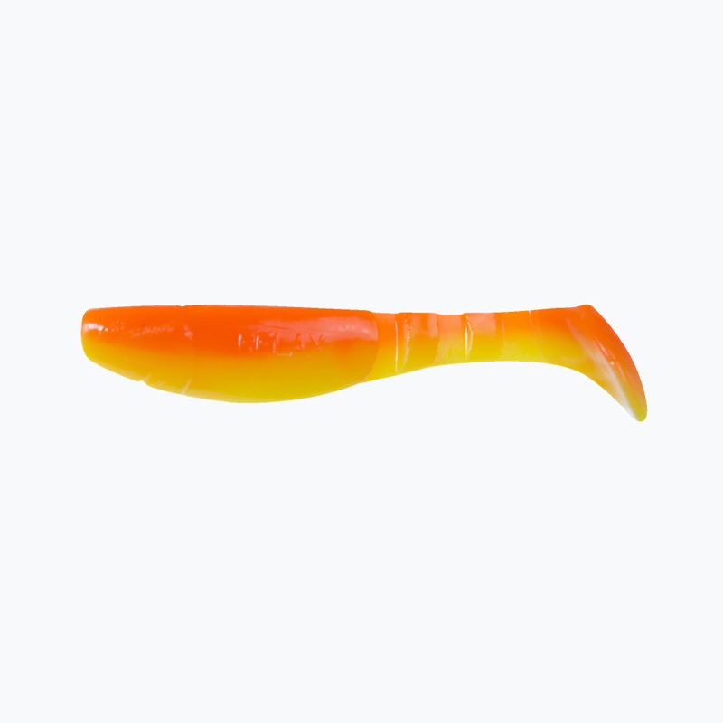 Rubber lure Relax Hoof 4 Laminated 4 pcs orange-yellow BLS4-L