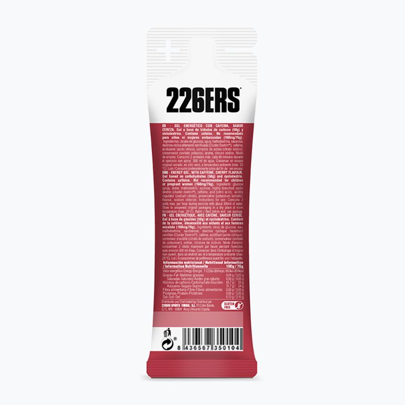 226ERS High Energy Caffeine energy gel set 24 pcs. x 76 g cherry 3