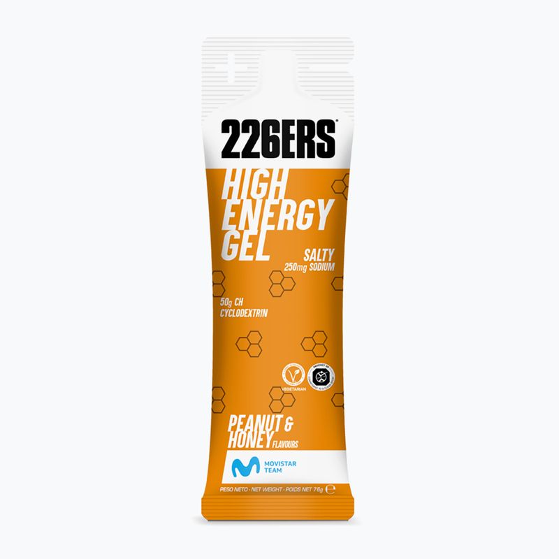 226ERS High Energy Salty energy gel set 24 pcs. x 76 g peanuts/honey 2