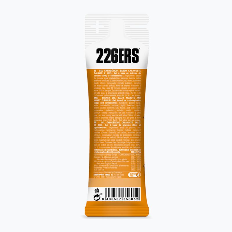 226ERS High Energy Salty energy gel set 24 pcs. x 76 g peanuts/honey 3