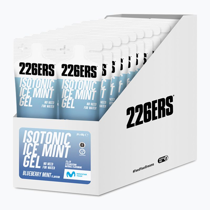 226ERS Isotonic Ice energy gel set 24 pcs. x 68 g blueberry/mint