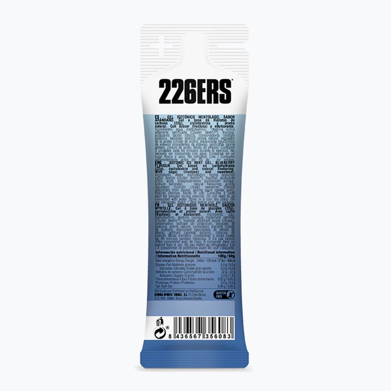 226ERS Isotonic Ice energy gel set 24 pcs. x 68 g blueberry/mint 3