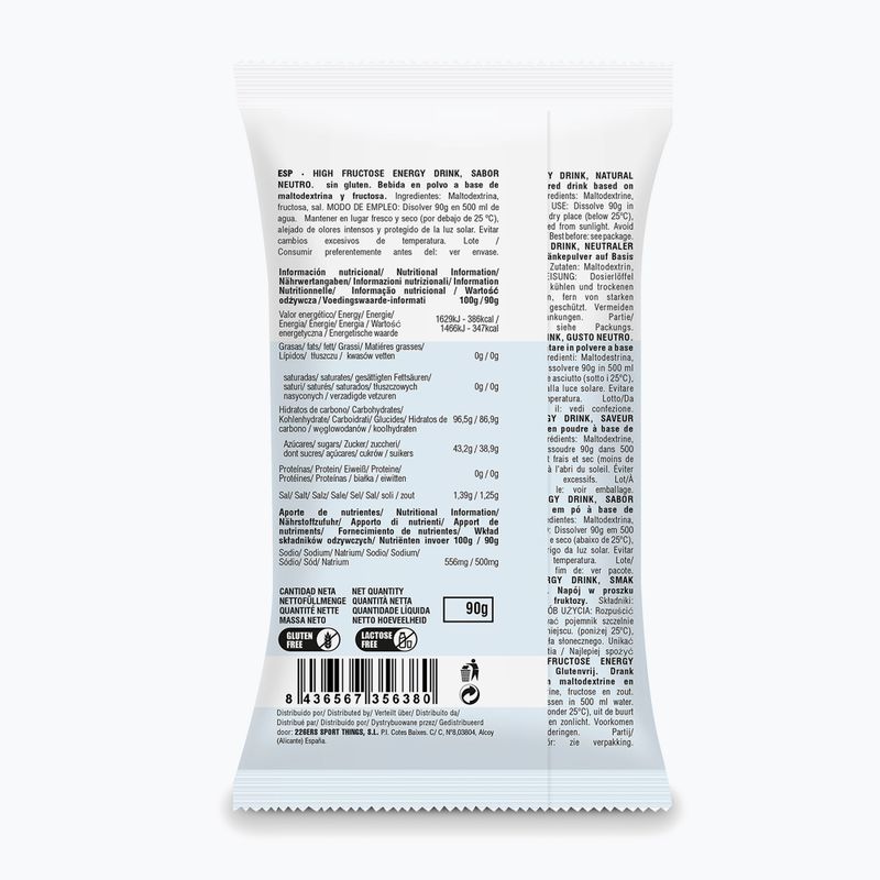 Energy drink set 226ERS High Fructose Energy Drink 9 pcs. x 90 g neutral 3