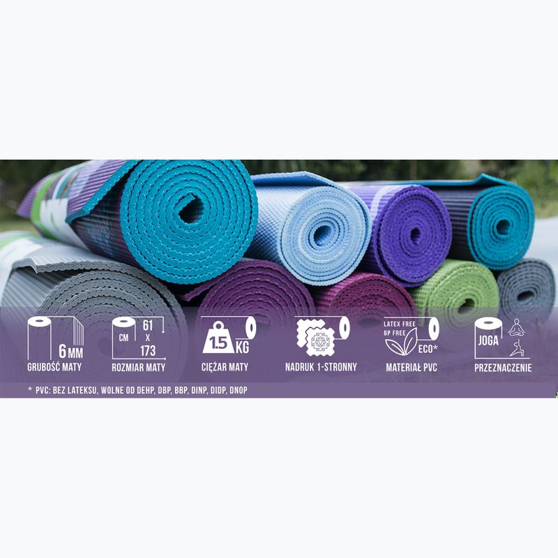 Yoga mat Gaiam Capri 6 mm capri 6