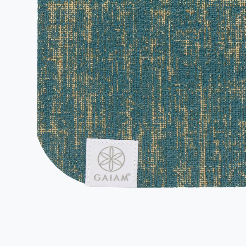 Yoga mat Gaiam Jute 6 mm blue 4