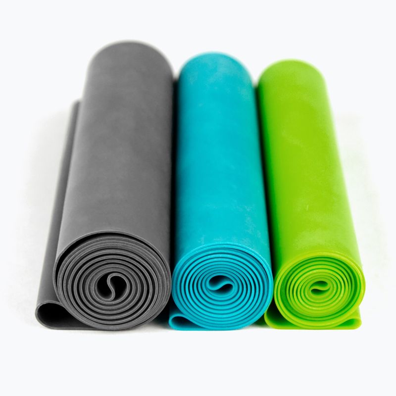 Exercise band set Gaiam 63578 3 szt. black/blue/green 3