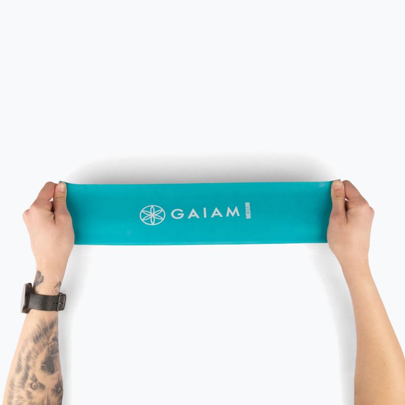 Exercise band set Gaiam 63578 3 szt. black/blue/green 8
