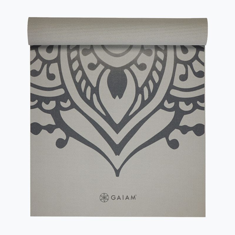 Yoga mat Gaiam Sundial Layers sustained grey 2