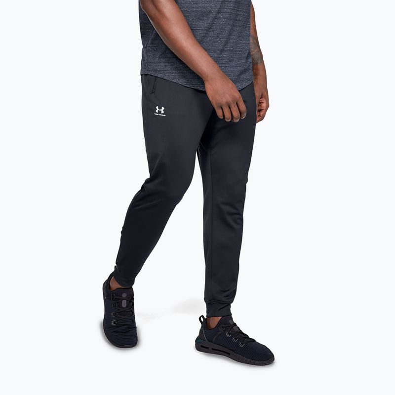 Men's Under Armour Sportstyle Tricot Jogger black/white trousers