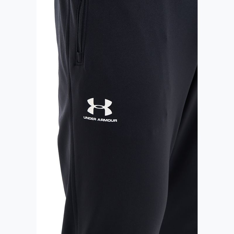 Men's Under Armour Sportstyle Tricot Jogger black/white trousers 5